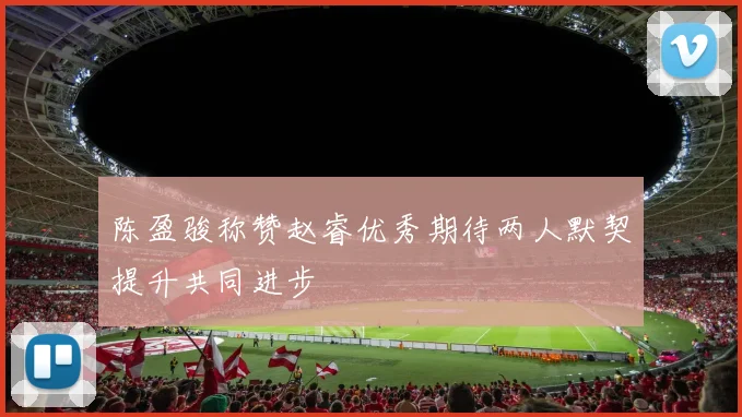 陈盈骏称赞赵睿优秀期待两人默契提升共同进步